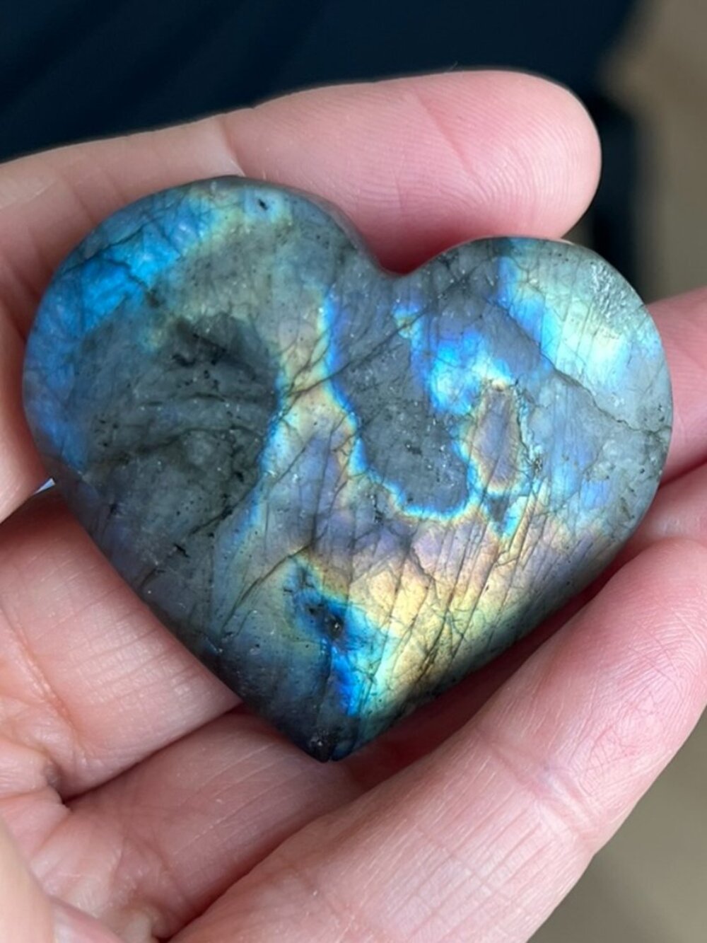 Labradorite Heart - Picture 3 of 12